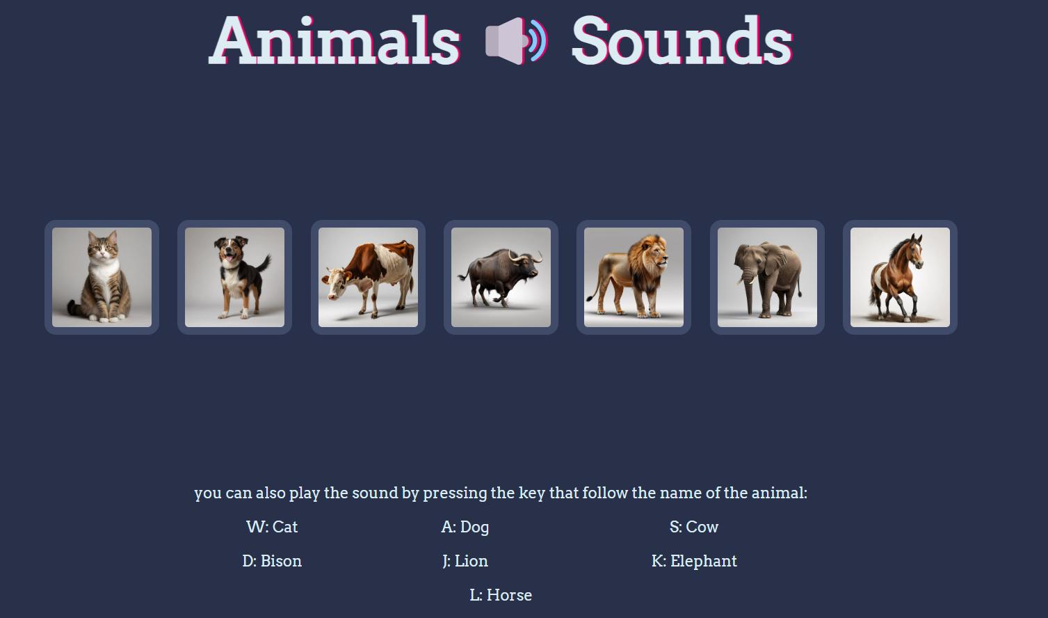 Animal Sound App